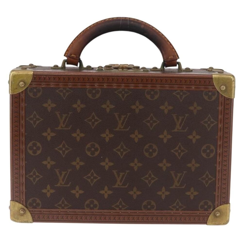 Louis Vuitton Monogram Cotville 30 Trunk Brown